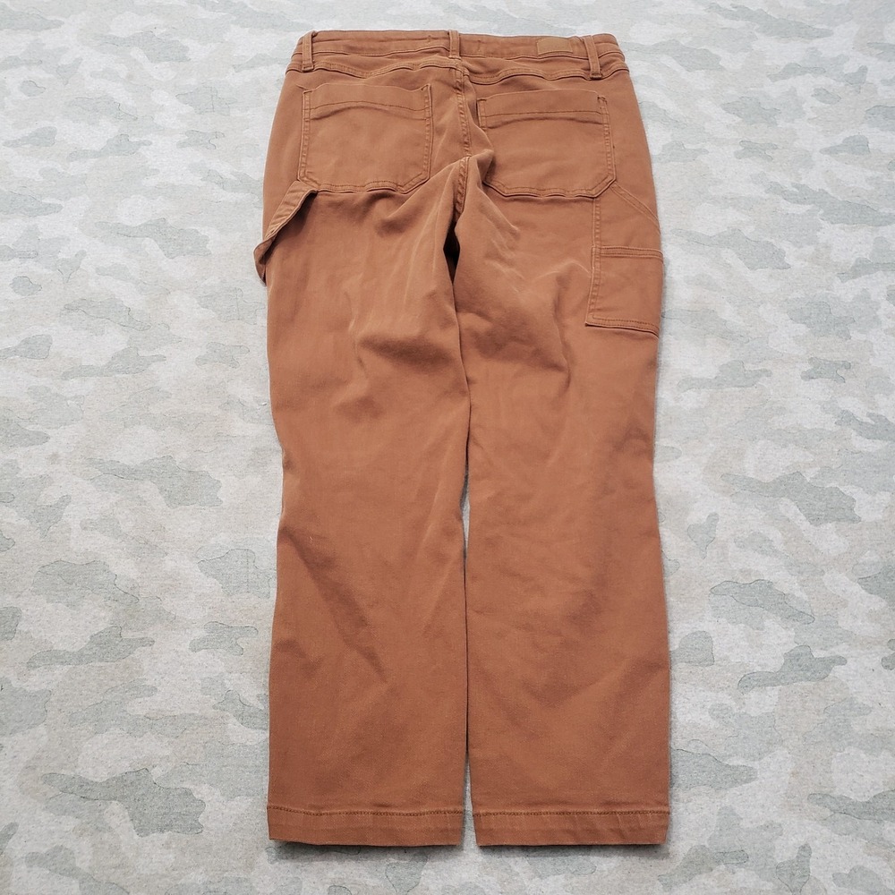 Judy Blue Pants Womens 15/32 Brown Slim Fit Pockets Workwear Carpenter - Picture 9 of 11